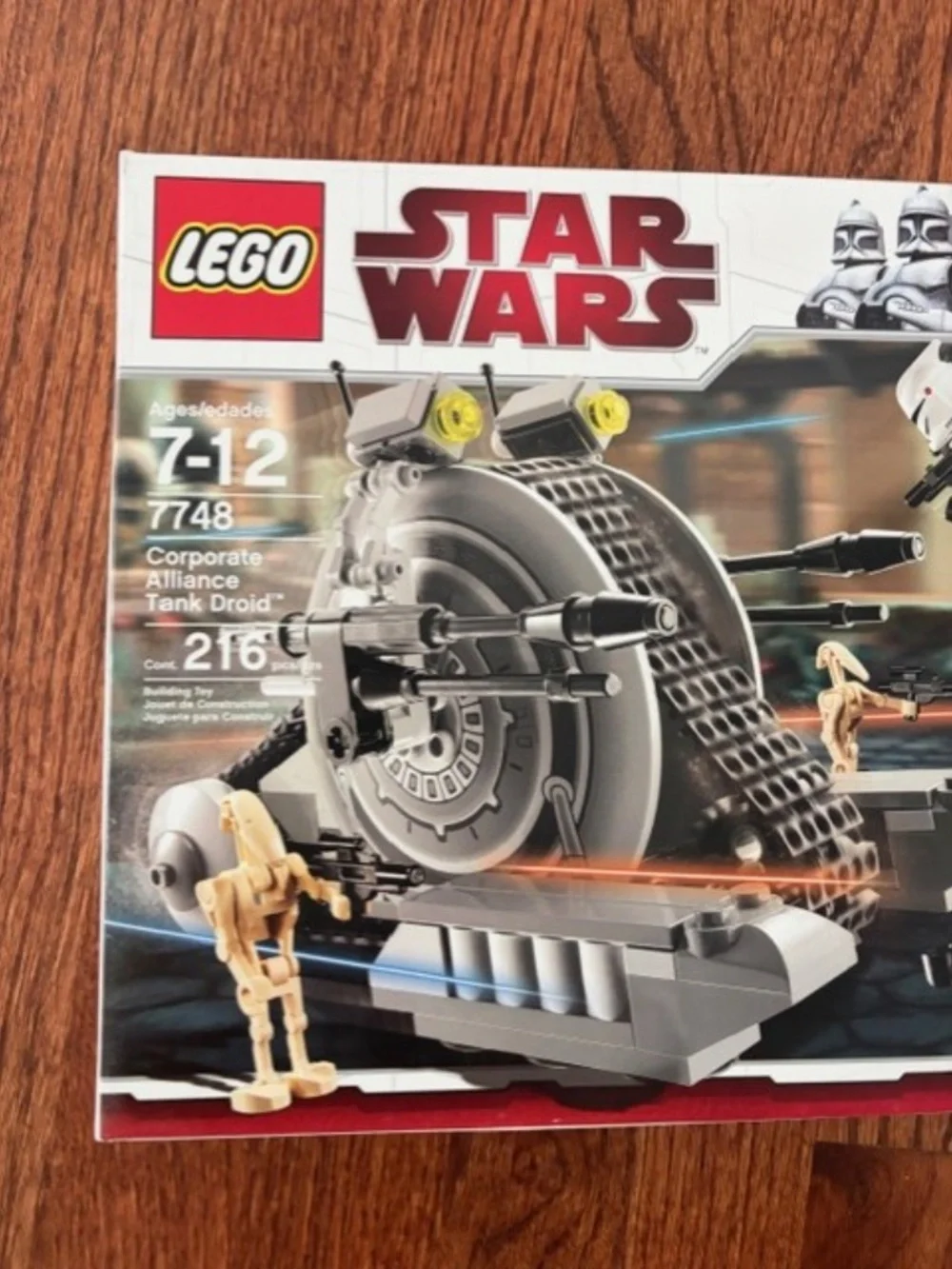 LEGO Star Wars Corporate Alliance Tank Droid Retired Set # 7748 NEW